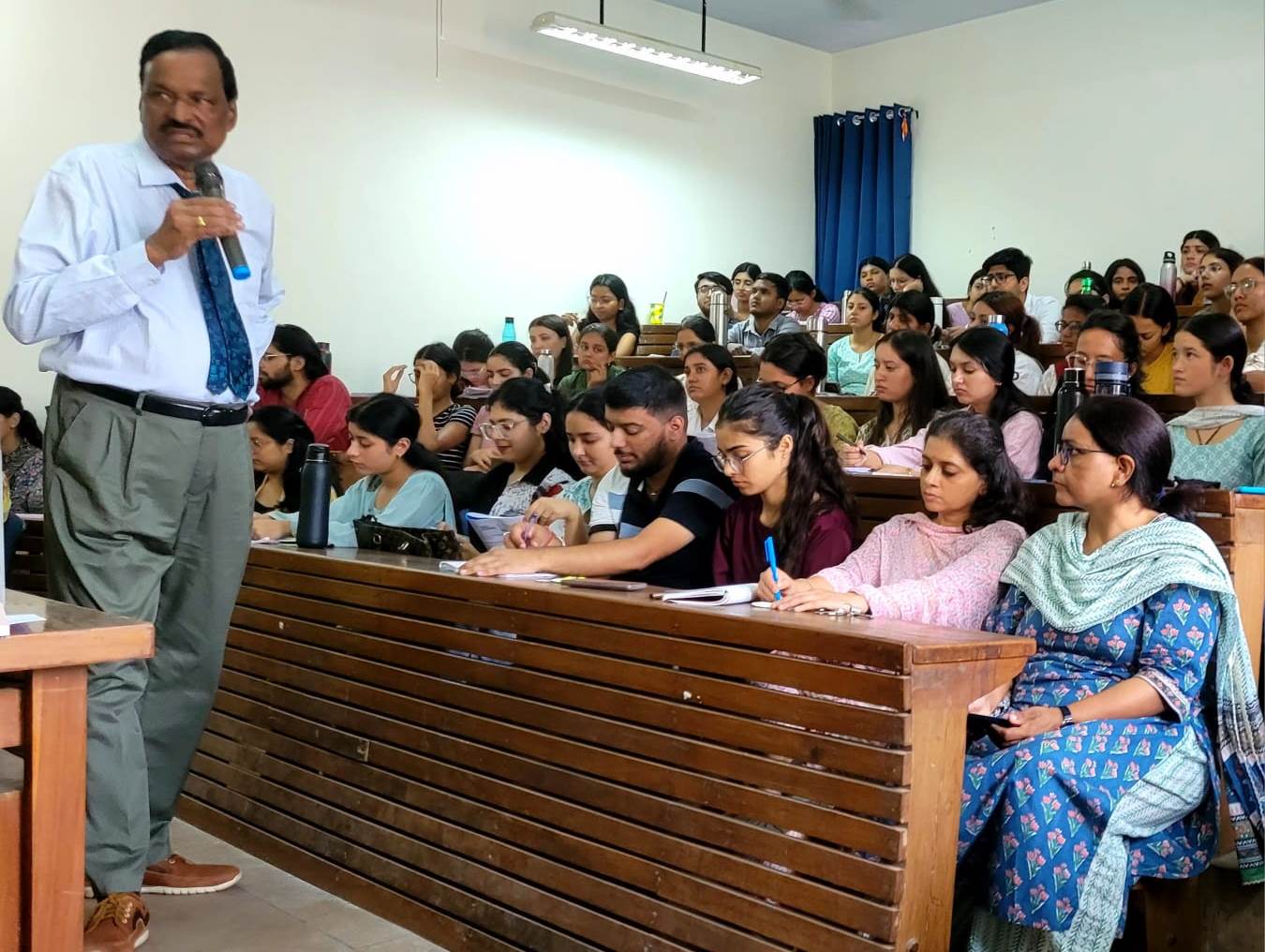 Special lecture by Professor Sachidanand Mohanty in the Department of Political Science